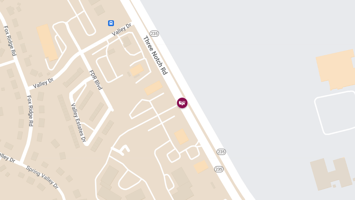 Three-Vehicle Crash at Three Notch Rd & Corporate Dr Injures Two, One Critically