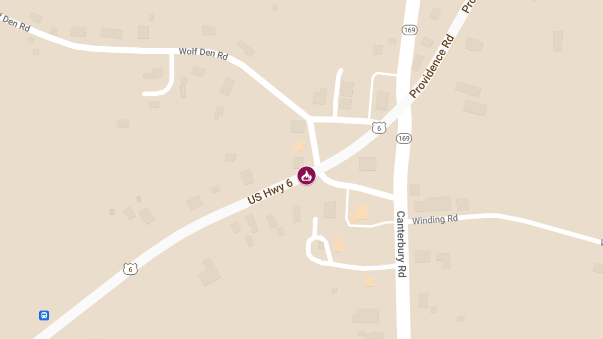 Three-Vehicle Crash with Fire and Entrapment on Route 6