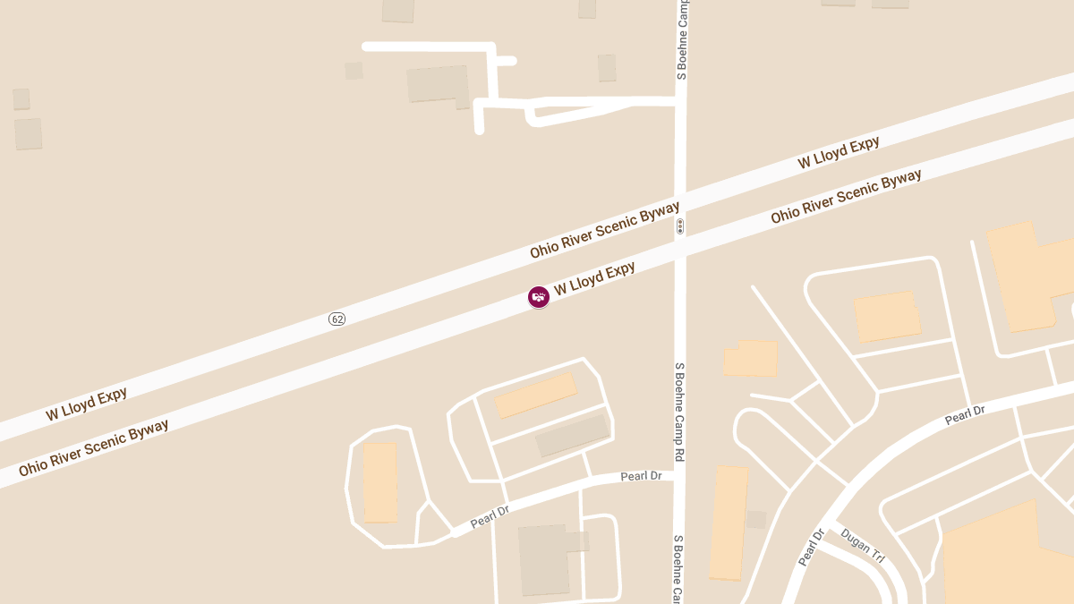 Three-Vehicle Crash with Injuries on EB Lloyd Expy near Boehne Camp Rd