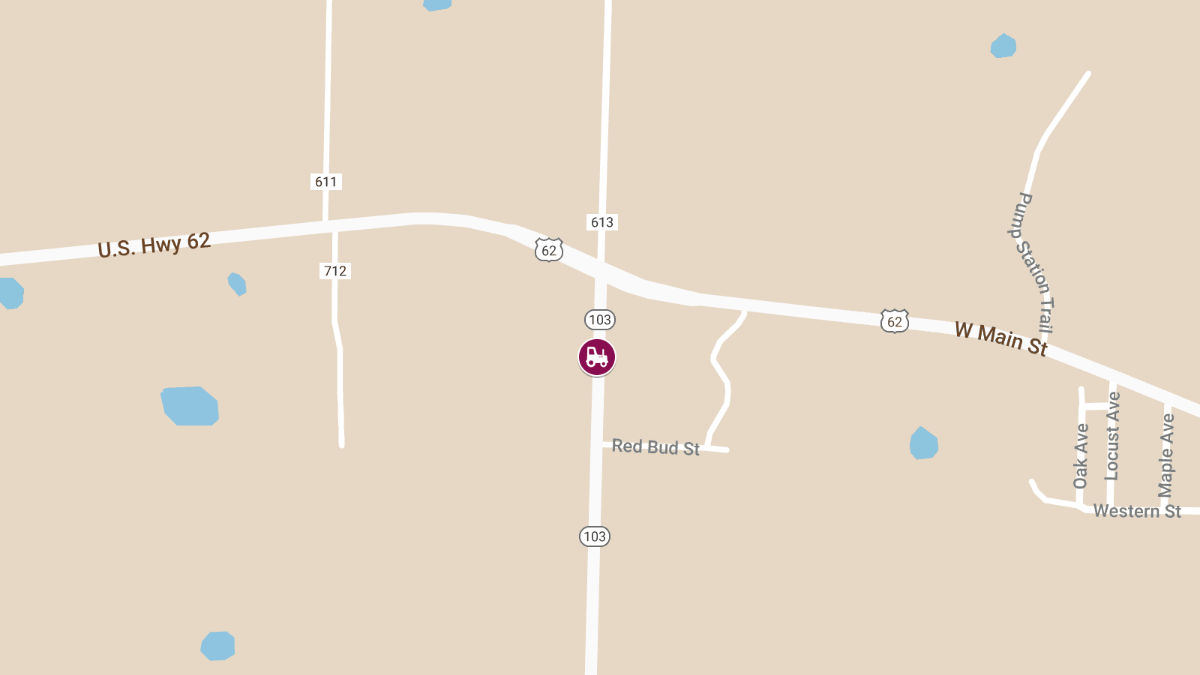 Tractor-Trailer Accident with Injuries on Hwy 103 NB