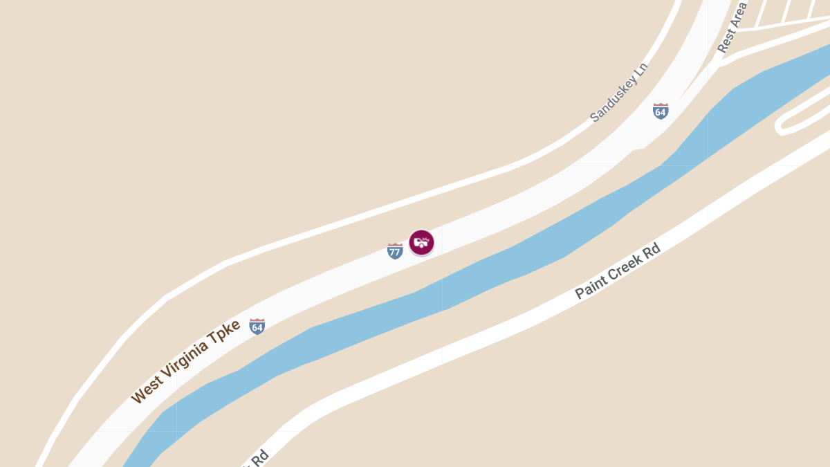 Tractor-Trailer Accident with Injuries on I-77 NB near Morton Travel Plaza