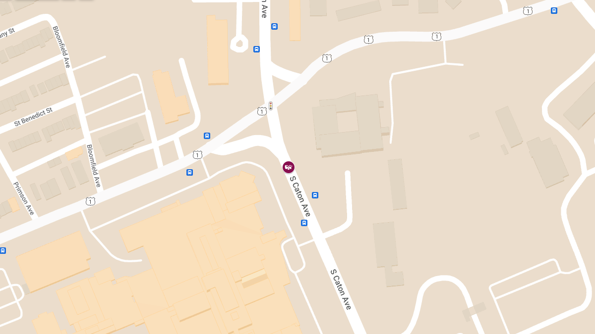 Traffic Accident With Injuries at 900 S Caton Ave