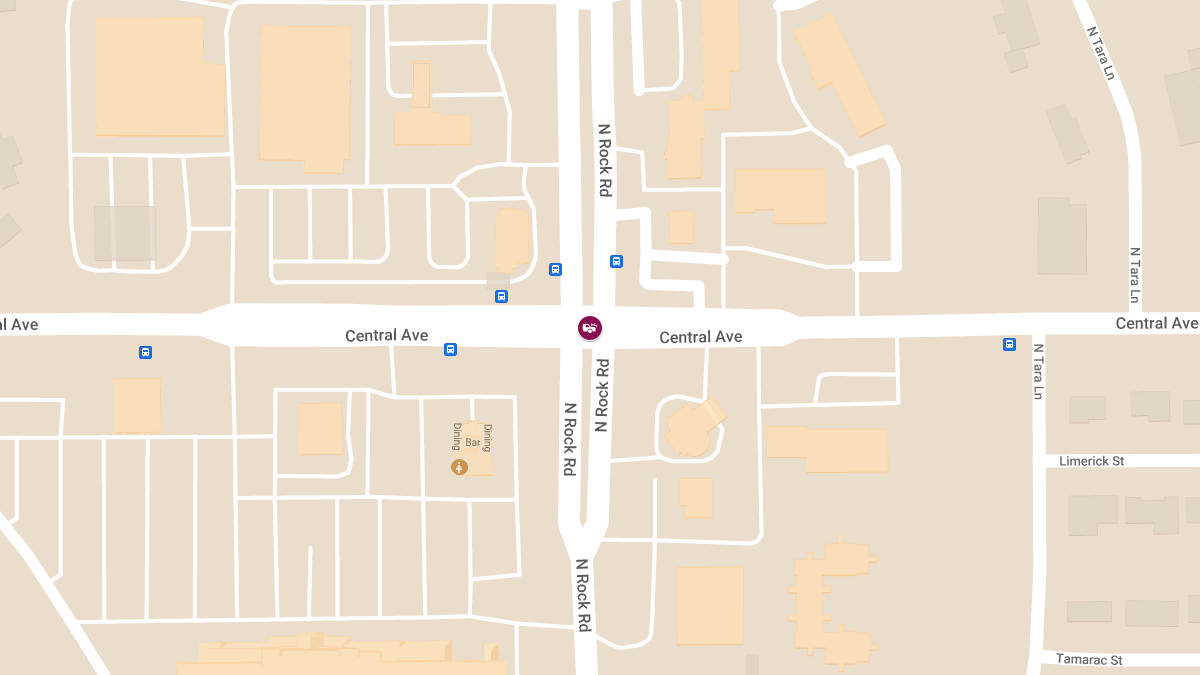 Traffic Accident With Injuries at Central Ave & Rock Rd