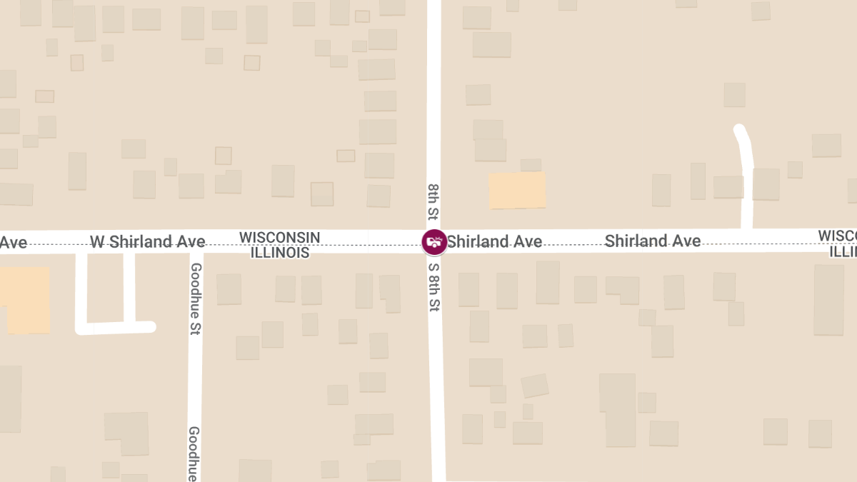 Traffic Accident With Injuries at Shirland Ave & Eighth St