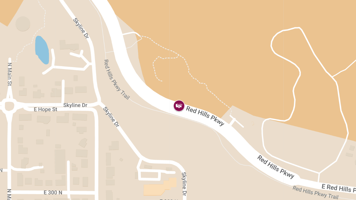 Traffic Accident With Injuries on Red Hills Parkway Near Pioneer Park