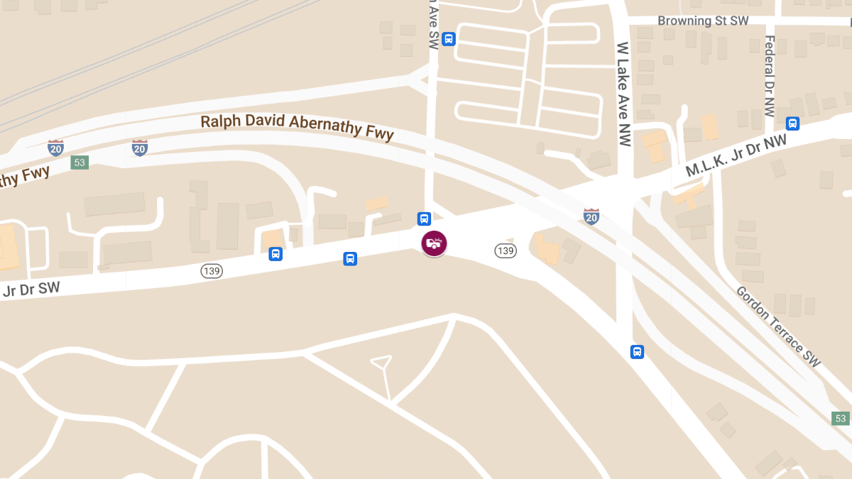 Traffic Accident at Anderson Ave SW & Martin Luther King Jr Dr SW Causes Injuries