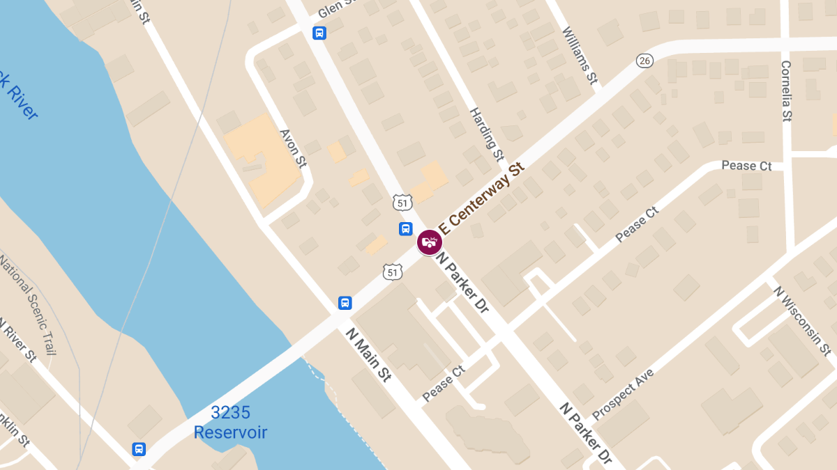 Traffic Accident with Injuries and Lane Closure at E Centerway & N Parker Dr