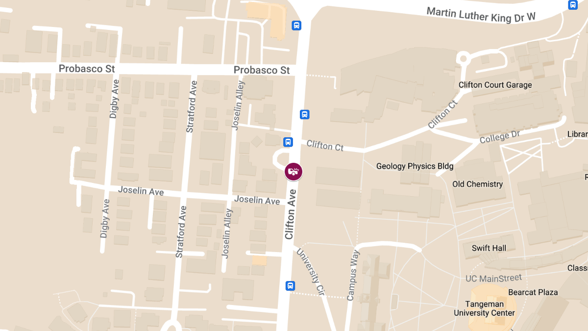 Traffic Accident with Injuries at 2825 Clifton Ave