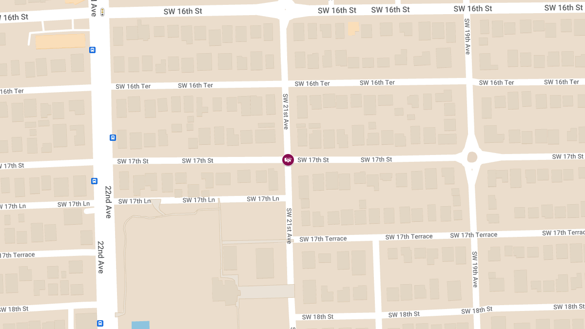 Traffic Accident with Injuries at SW 21st Ave & SW 17th St