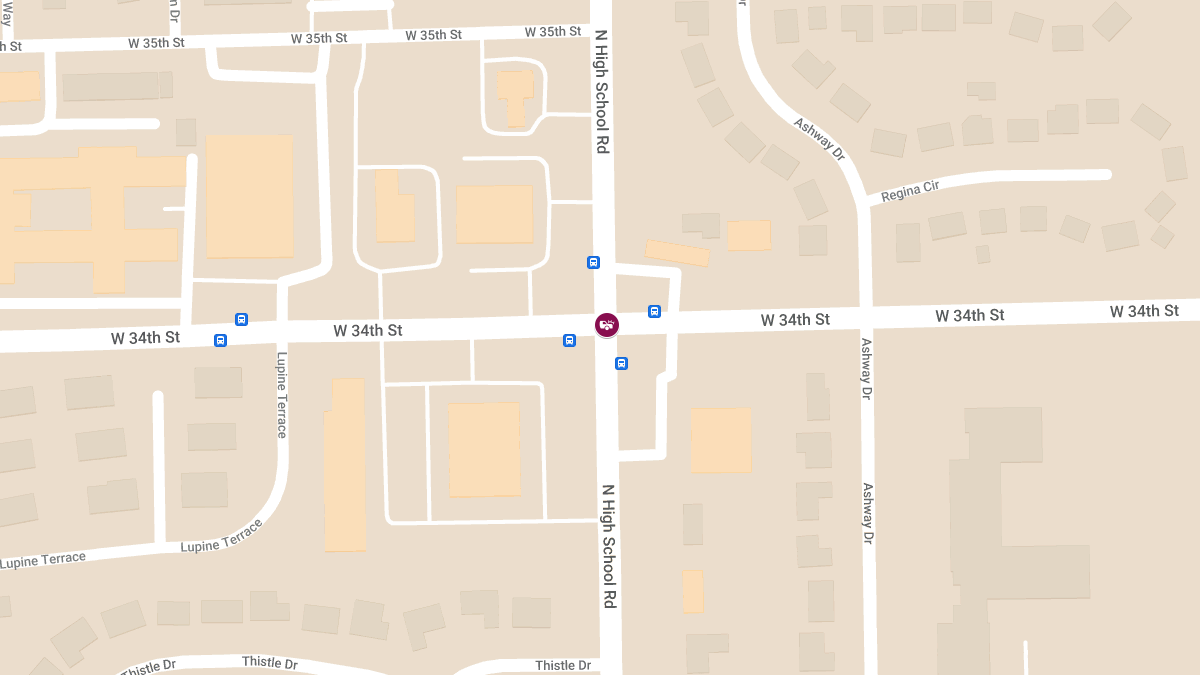 Traffic Accident with Injuries at W 34th St and N High School Rd