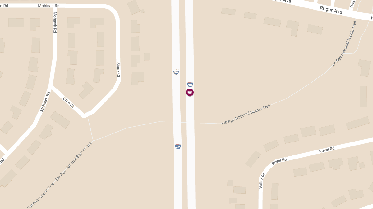 Traffic Accident with Injuries on I-90 at MM 176 WB