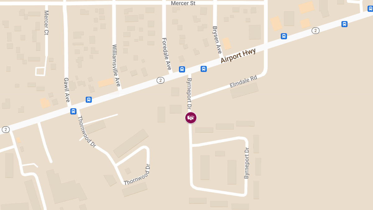 Traffic Collision With Injuries at 911 Byrneport Dr