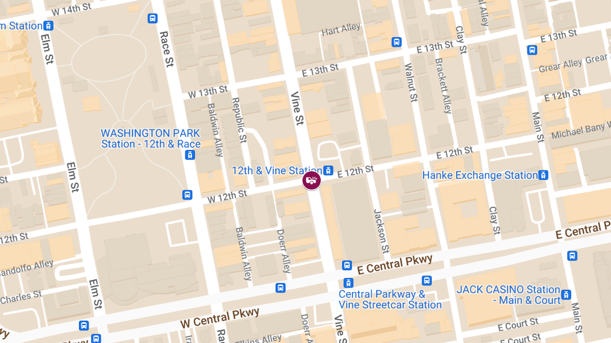 Traffic Collision With Injuries at E 12th St & Vine St