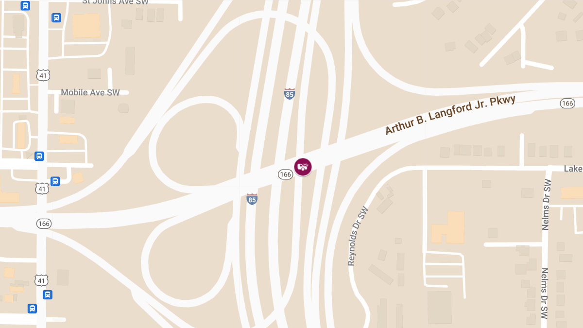 Traffic Collision With Injuries at I-75 N & Arthur Langford Pkwy W