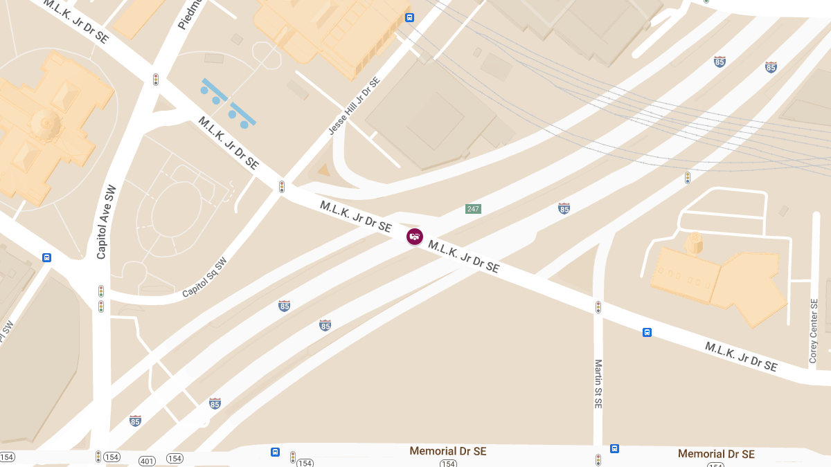 Traffic Collision at I-75 S & Martin Luther King Jr Dr SE Leads to Injuries