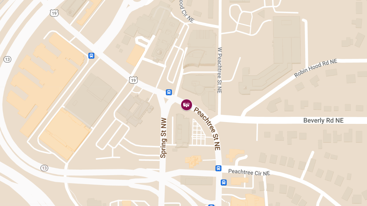 Traffic Collision with Injuries at 1600 Peachtree St NW