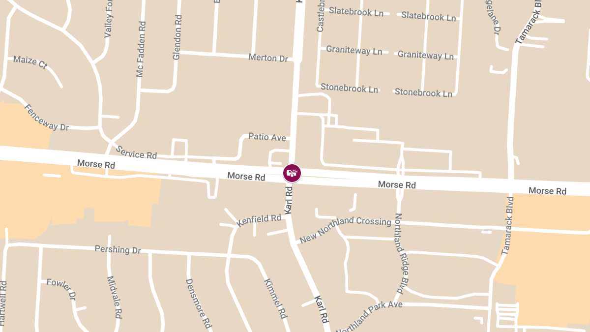 Traffic Collision with Injuries at Karl Rd & Morse Rd