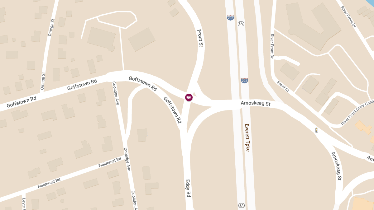 Traffic Crash Reported at Front St & Goffstown Rd