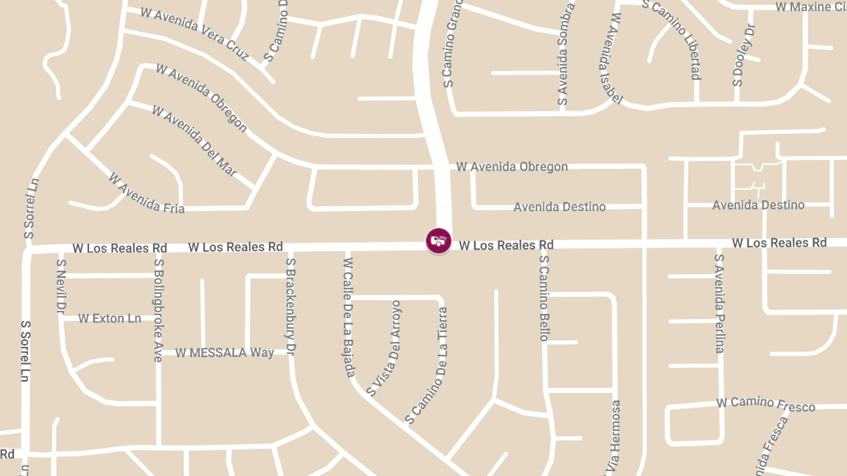 Traffic Crash at S Camino De La Tierra & W Los Reales Rd