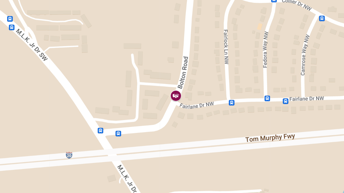 Traffic Crash with Injuries on 427 Bolton Rd NW