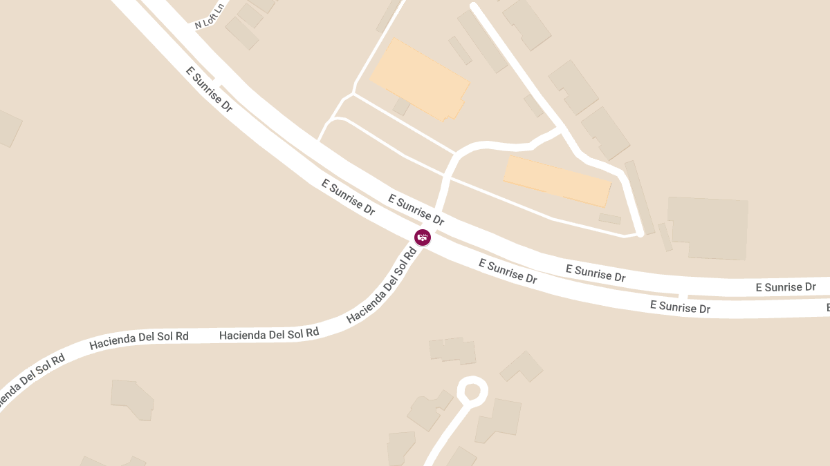 Traffic Incident Reported at N Hacienda Del Sol Rd & E Sunrise Dr