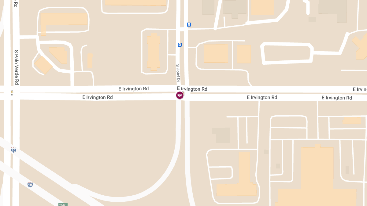 Traffic Incident at E Irvington Rd & S Hotel Dr