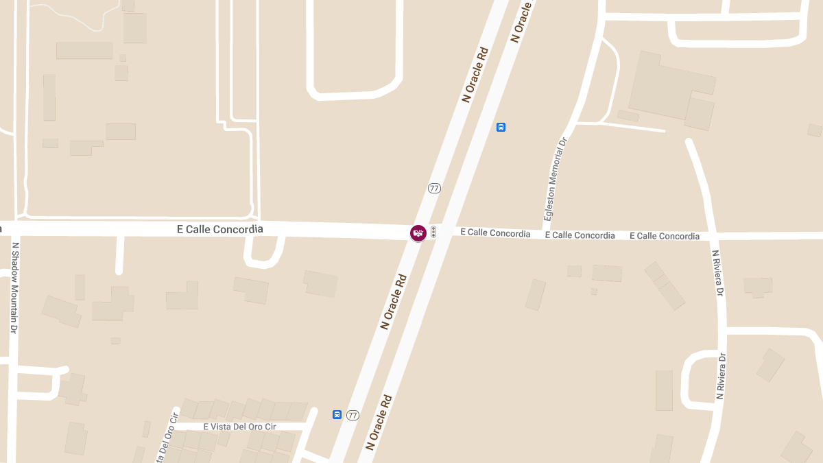 Traffic Incident at N Oracle Rd & E Calle Concordia