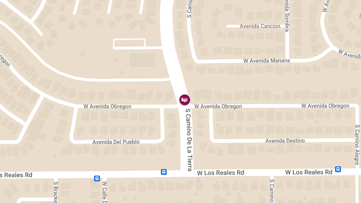 Traffic Incident at S Camino De La Tierra & W Avenida Obregon