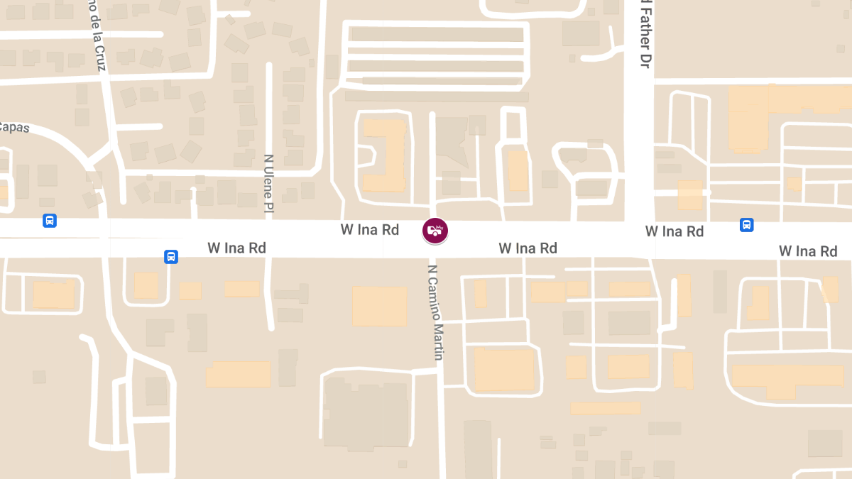Traffic Incident with Injuries at W Ina Rd & N Camino Martin