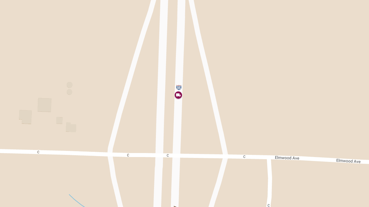 Truck Accident at Southbound I-35 at 80MM 2 Miles North of Pattonsburg