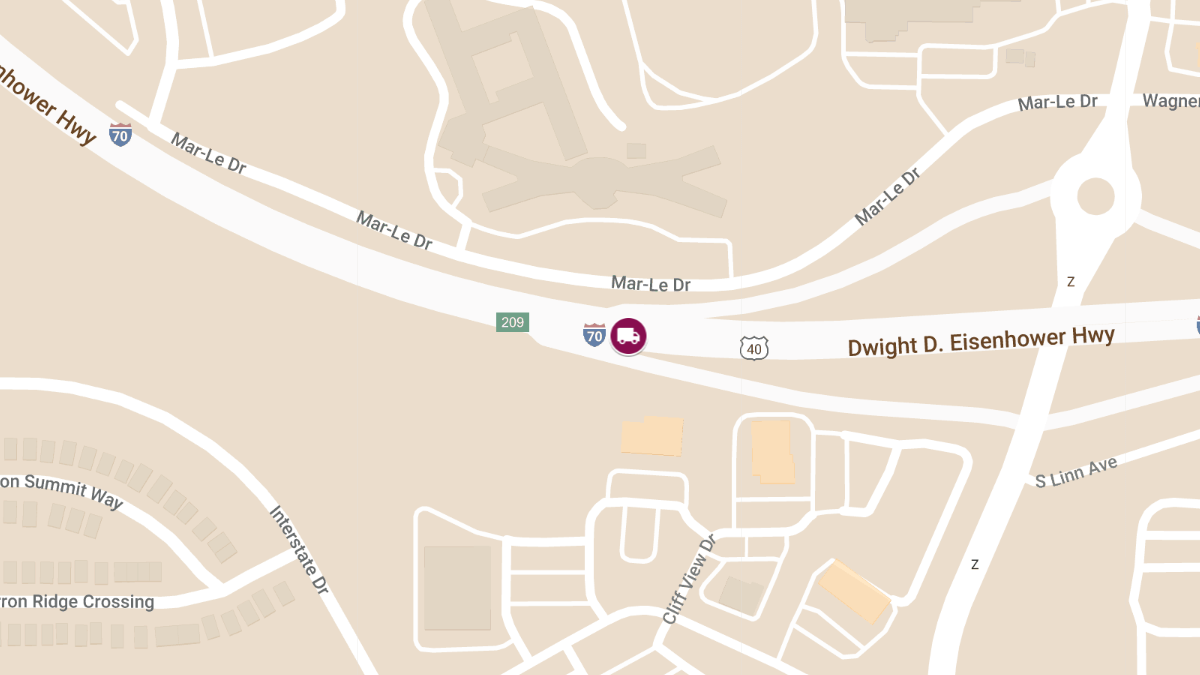 Truck Collision on I-70 Near Mile Marker 149.6