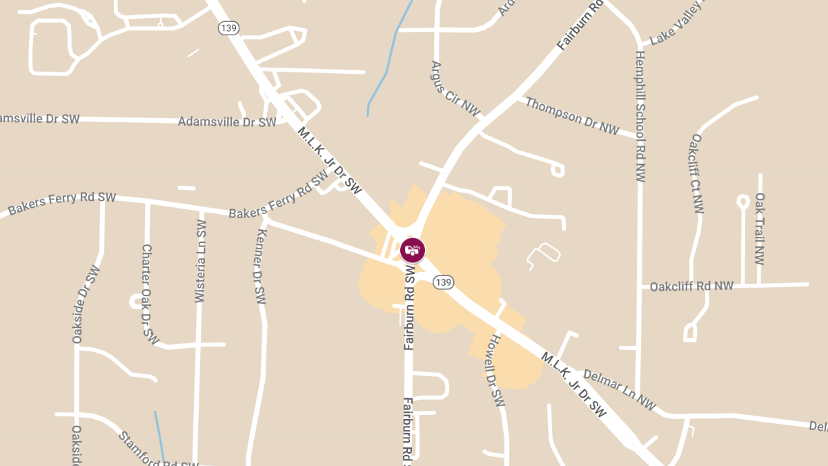 Two-Car Accident at Fairburn Rd SW & Martin Luther King Jr Dr SW Causes Injuries