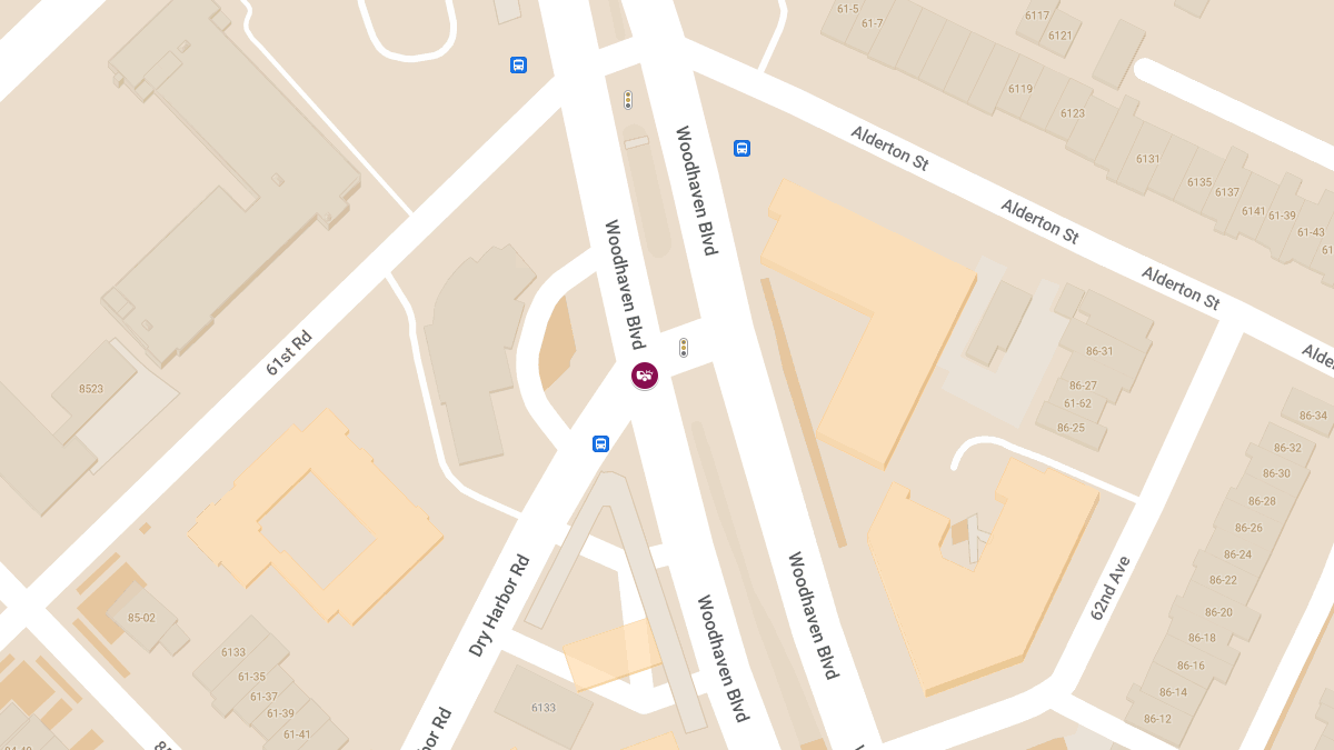 Two-Car Collision at Dry Harbor Rd & Woodhaven Blvd Causes Head Injury