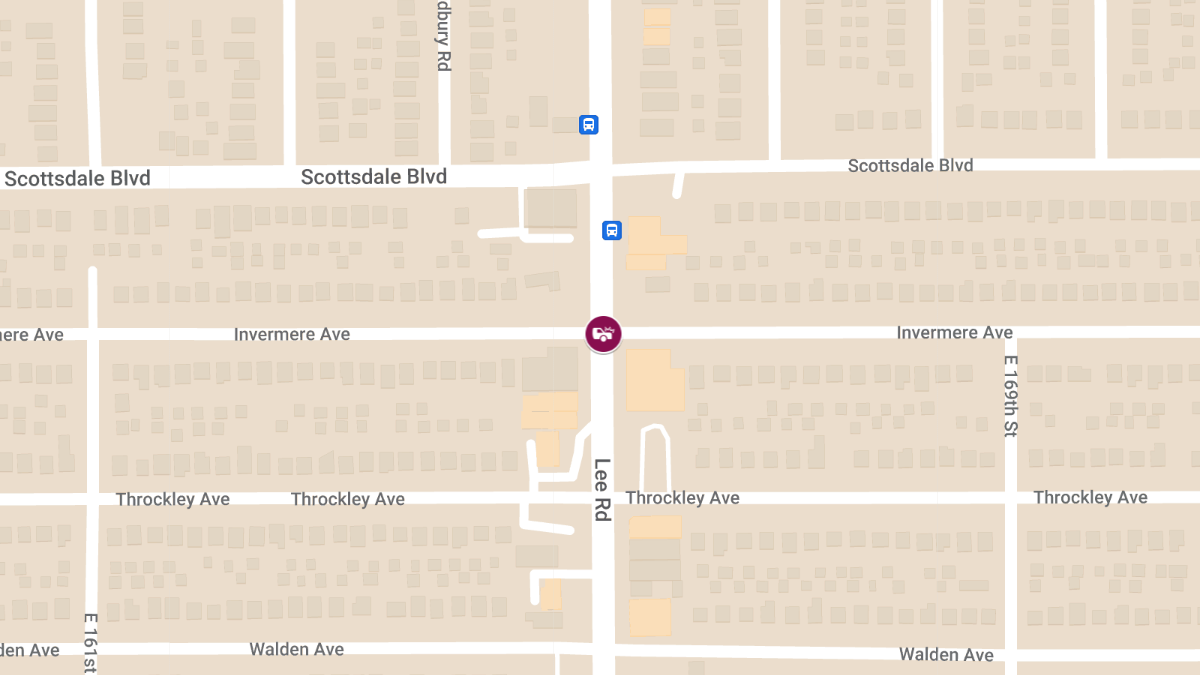 Two-Car Collision at Lee Rd & Invermere Ave