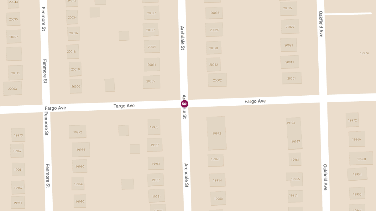 Two-Car Collision with Injuries at Archdale St & Fargo St
