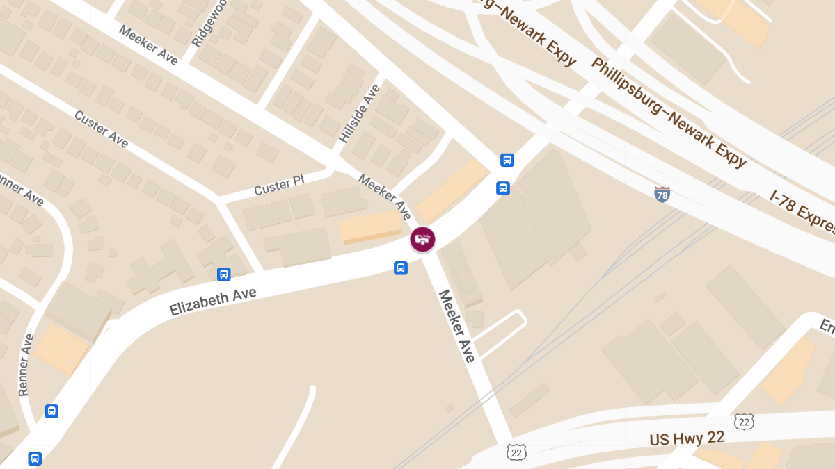 Two-Car Collision with Injuries at Elizabeth Ave & Meeker Ave