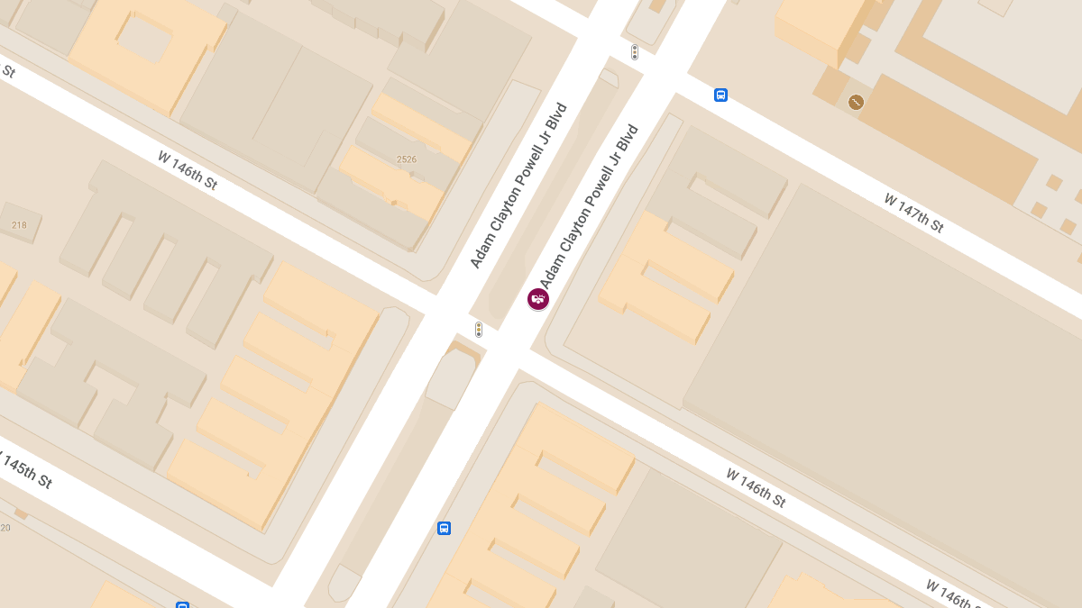 Two-Car Crash With Injuries at 2517 Adam Clayton Powell Jr Blvd