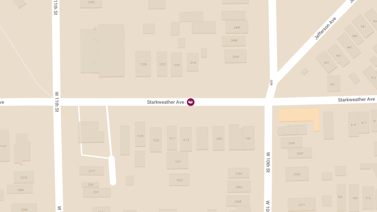 Two-Car Crash with Injuries at 1013 Starkweather Ave