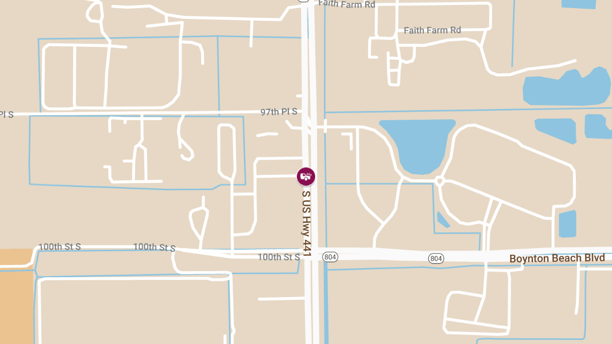 Two Critically Injured in Crash on U.S. 441 Near Boynton Beach Blvd