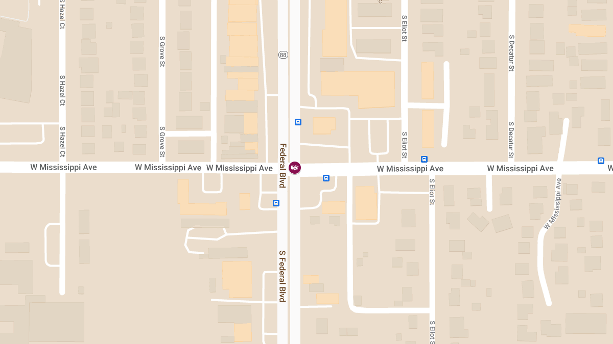 Two Drivers Injured in Crash at S Federal Blvd and W Mississippi Ave