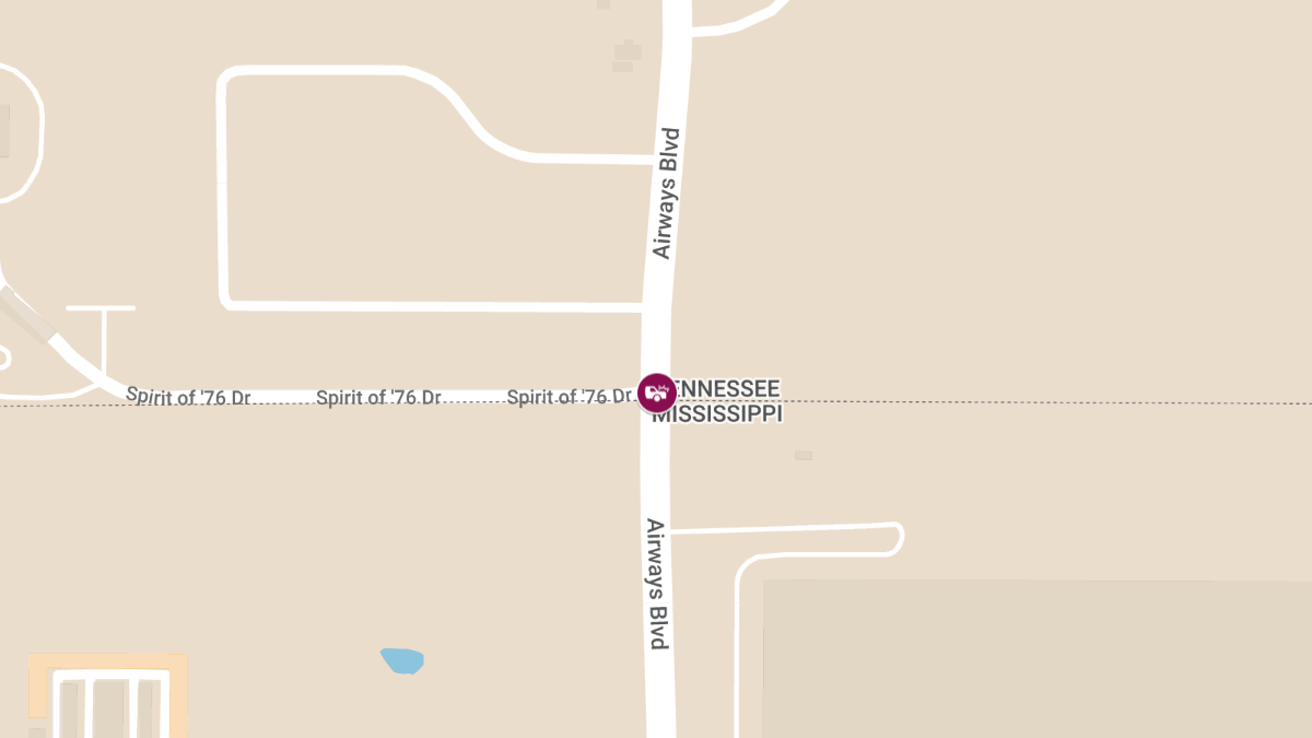 Two Hospitalized After Crash on Airways Blvd Near Spirit of '76 Dr