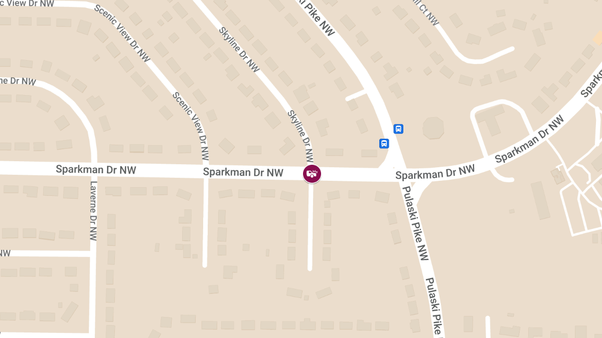 Two Hospitalized After Multi-Car Accident on Sparkman Dr and Skyline Dr