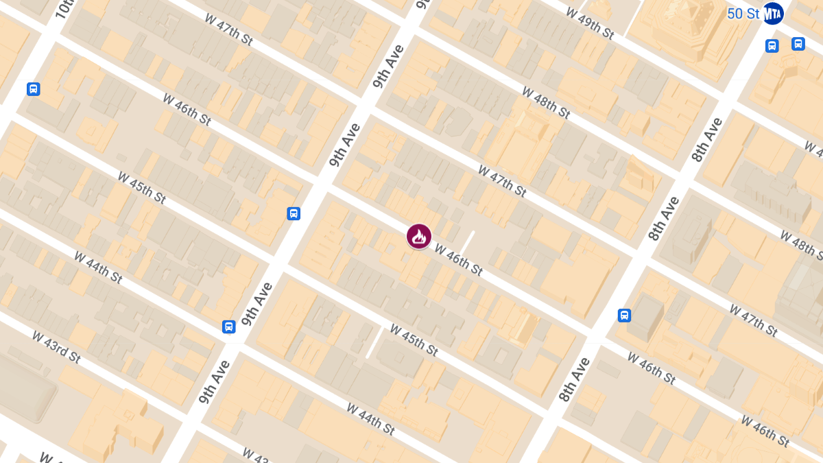 Two Injured in Apartment Fire on W 46th St