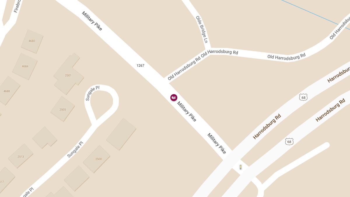 Two Injured in Collision on Military Pike