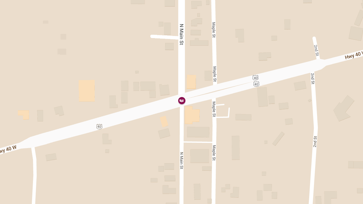 Two Injured in Crash Involving Kleptz Restaurant at U.S. 40 & Main St