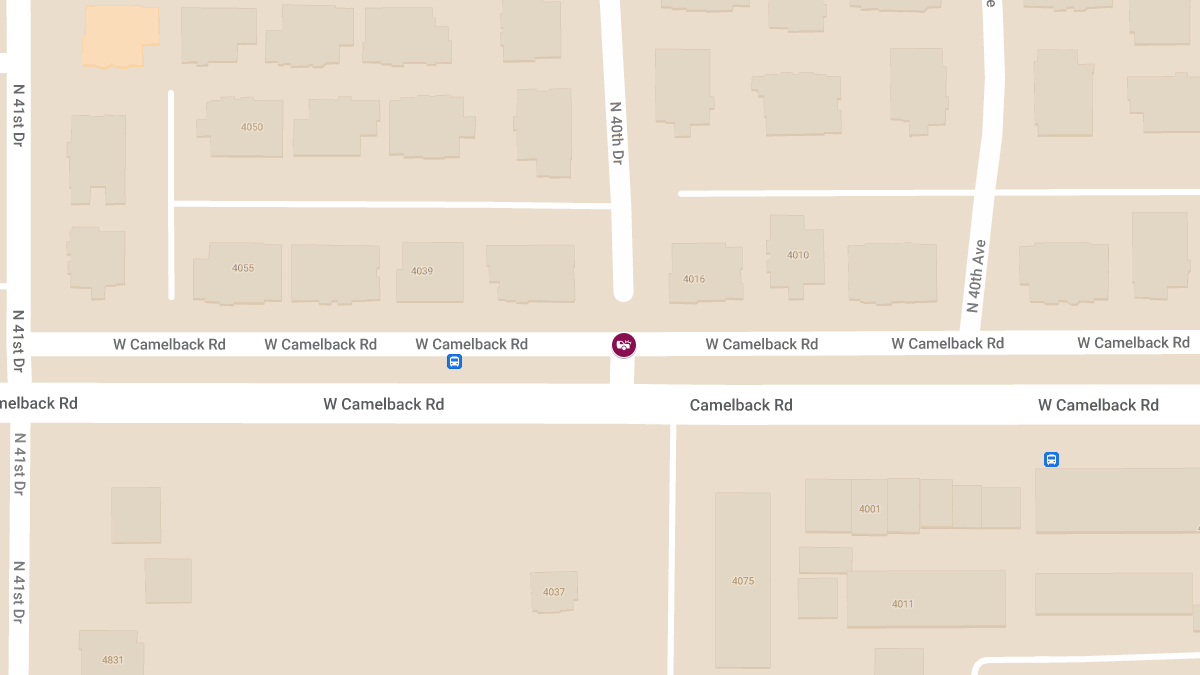 Two Injured in Crash at N 40th Dr & W Camelback Rd
