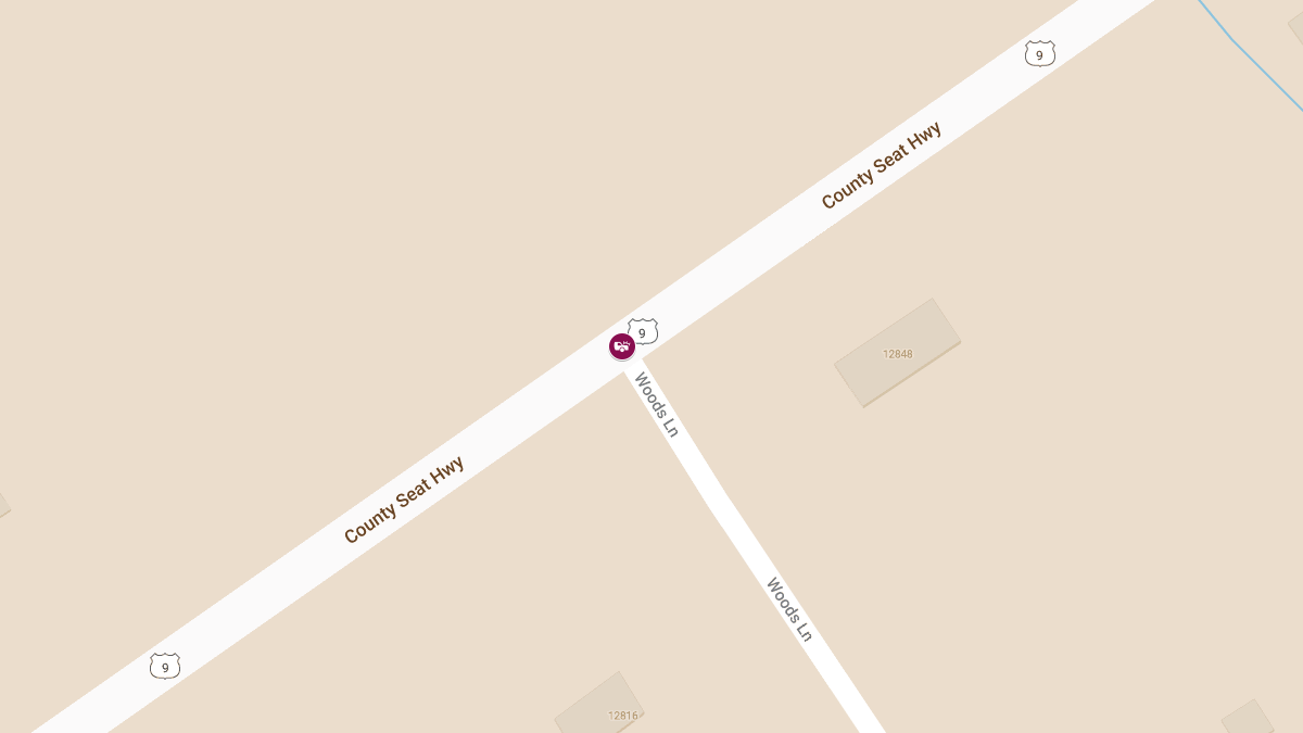 Two Injured in Crash on County Seat Hwy and Woods Ln