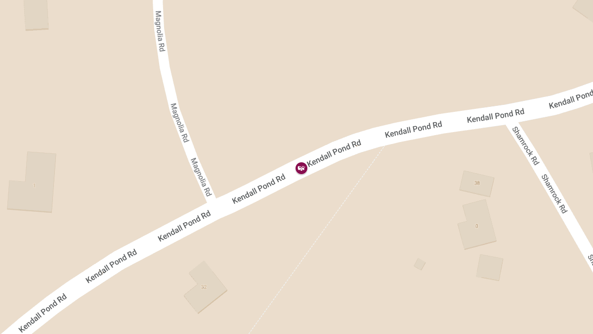Two Injured in Crash on Kendall Pond Rd