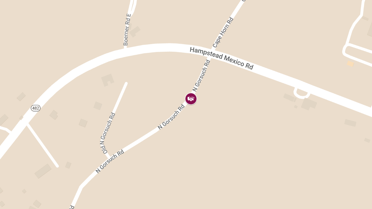 Two Injured in Crash on N Gorsuch Rd Near Hampstead Mexico Rd