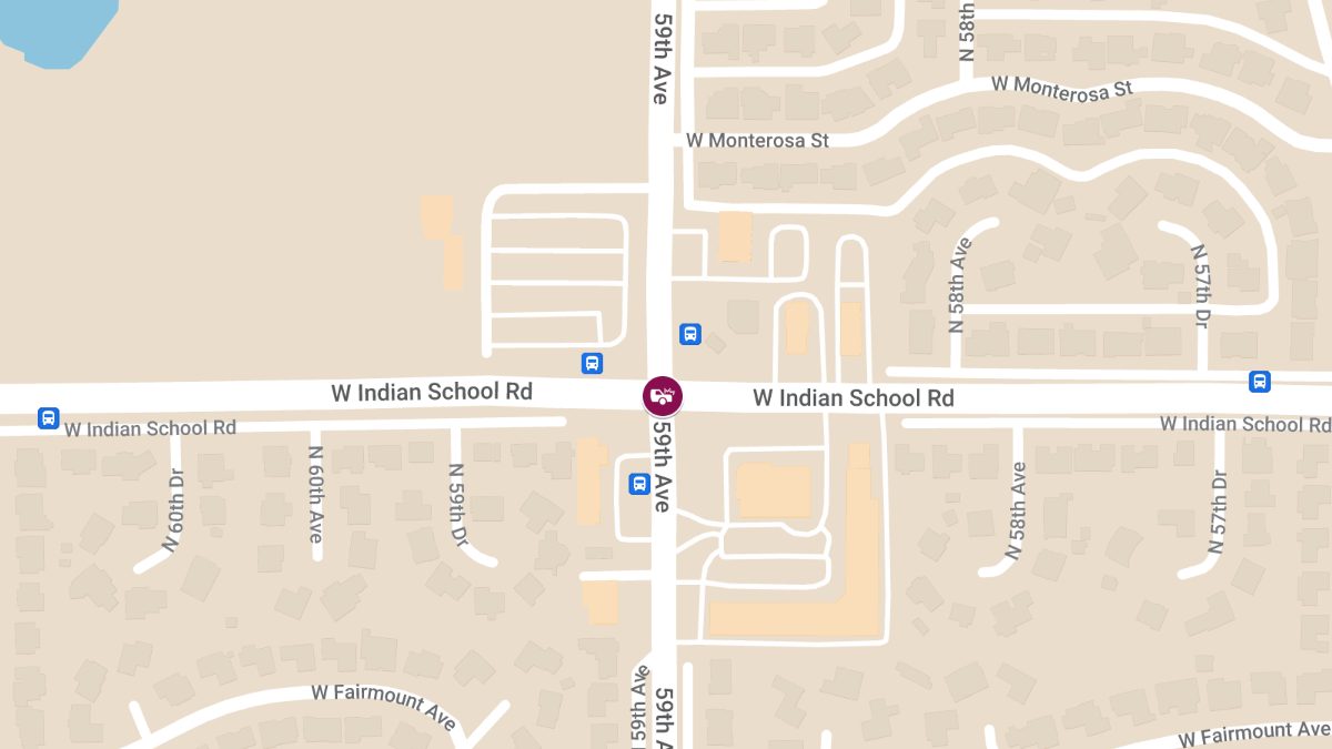 Two Injured in DUI Rollover Crash at 59th Ave & Indian School Rd